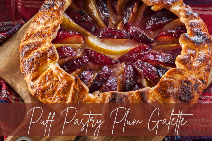 plum galette