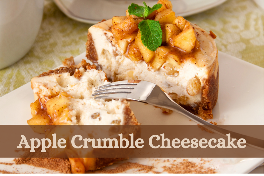 Apple Crumble Cheesecake