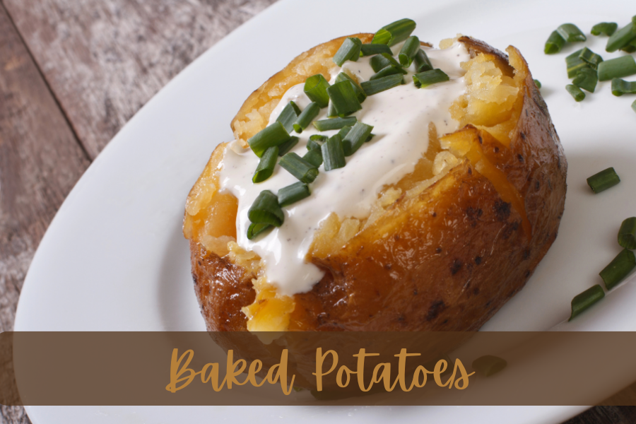 baked potatoes